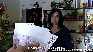 F-Sized Jugs Mature Get Banged in Flower Store