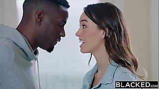 BLACKED gal attempts bbc